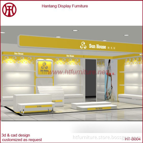 Factory Customize Mall Baking Painted Bag Kiosk New Design Bag Shop Kiosk For Sale
